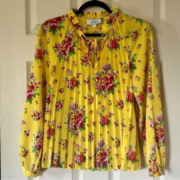& Other Stories Pleated Floral Blouse - Picture 1 of 5